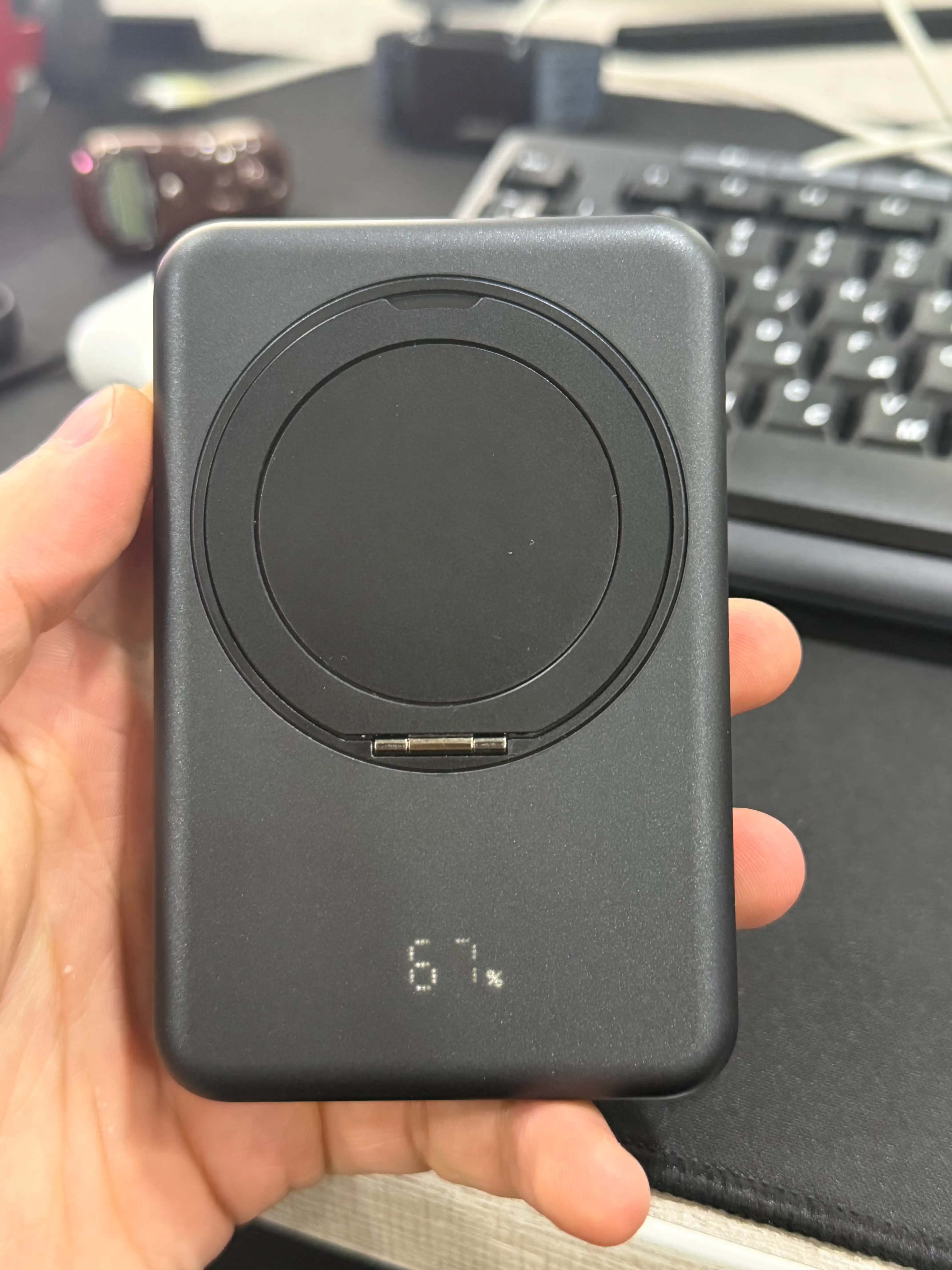 MagSafe tashqi akkumulyatori, PowerBank 10 000 mA/soat, 22,5 Vt magnit, tez zaryadlanuvchi