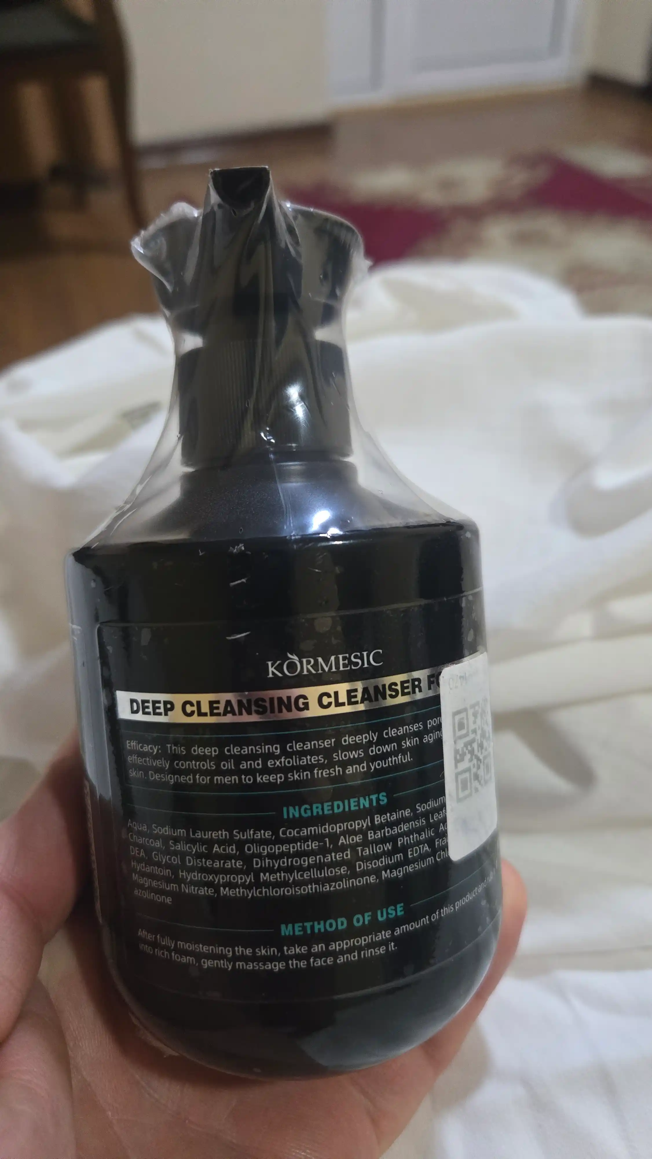 Yuz uchun namlantiruvchi qarishga qarshi erkaklar zardobi, 50 ml