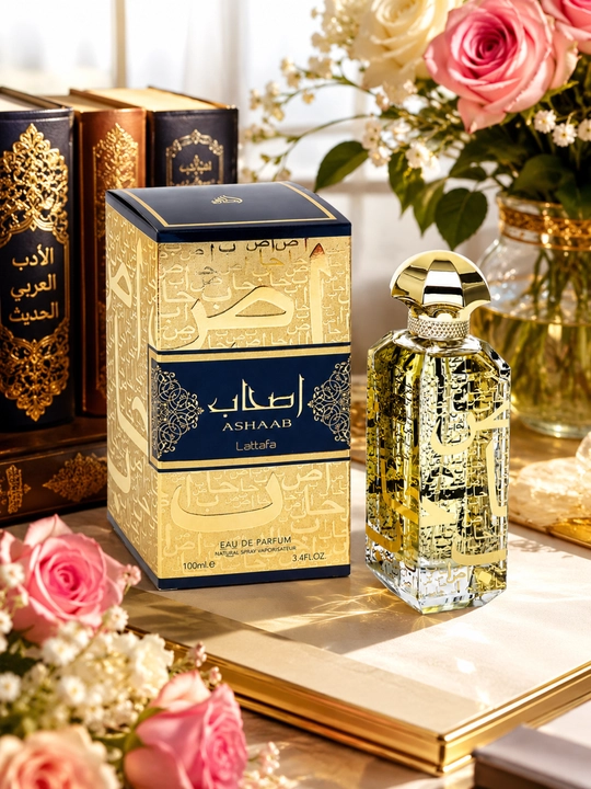 Lattafa Ashaab Eau De Parfum, 100 ml, arab atiri erkaklar va ayollar uchun