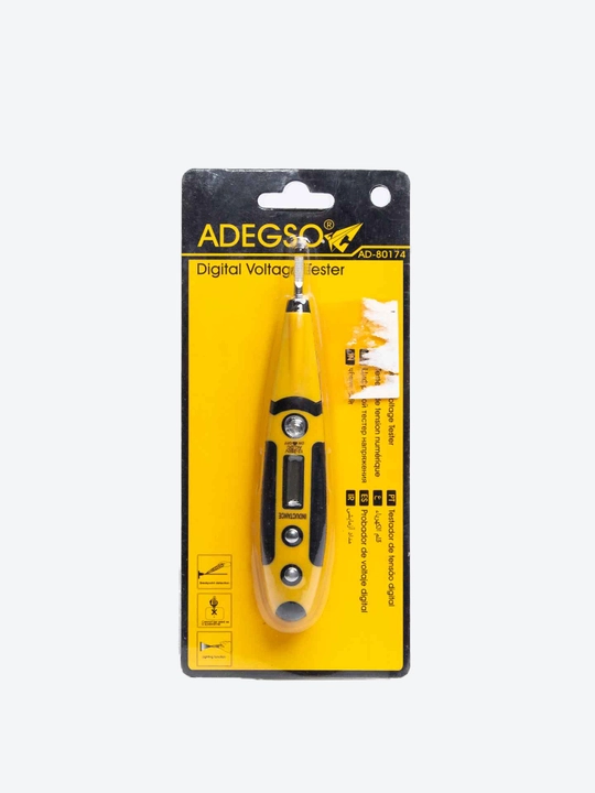 ADEGSO AD-80174 raqamli kuchlanish tester – LCD displeyli sinov kaliti