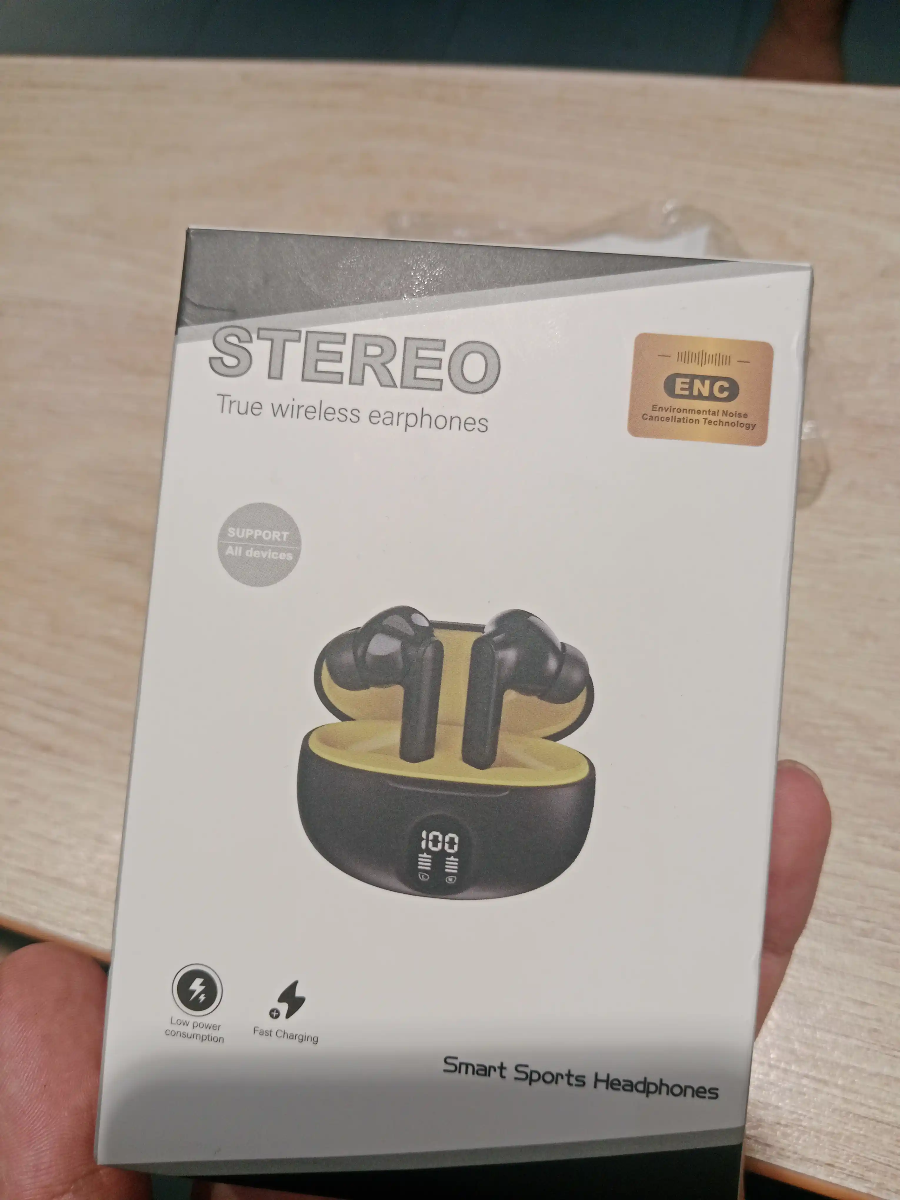 Simsiz Bluetooth quloqchin, kuchli bass, LED displey, tez ulanish