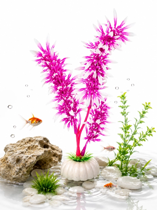 Akvarium uchun sun'iy o'tlar dekor o'simlik bezak suniy gul baliqlar uchun - 