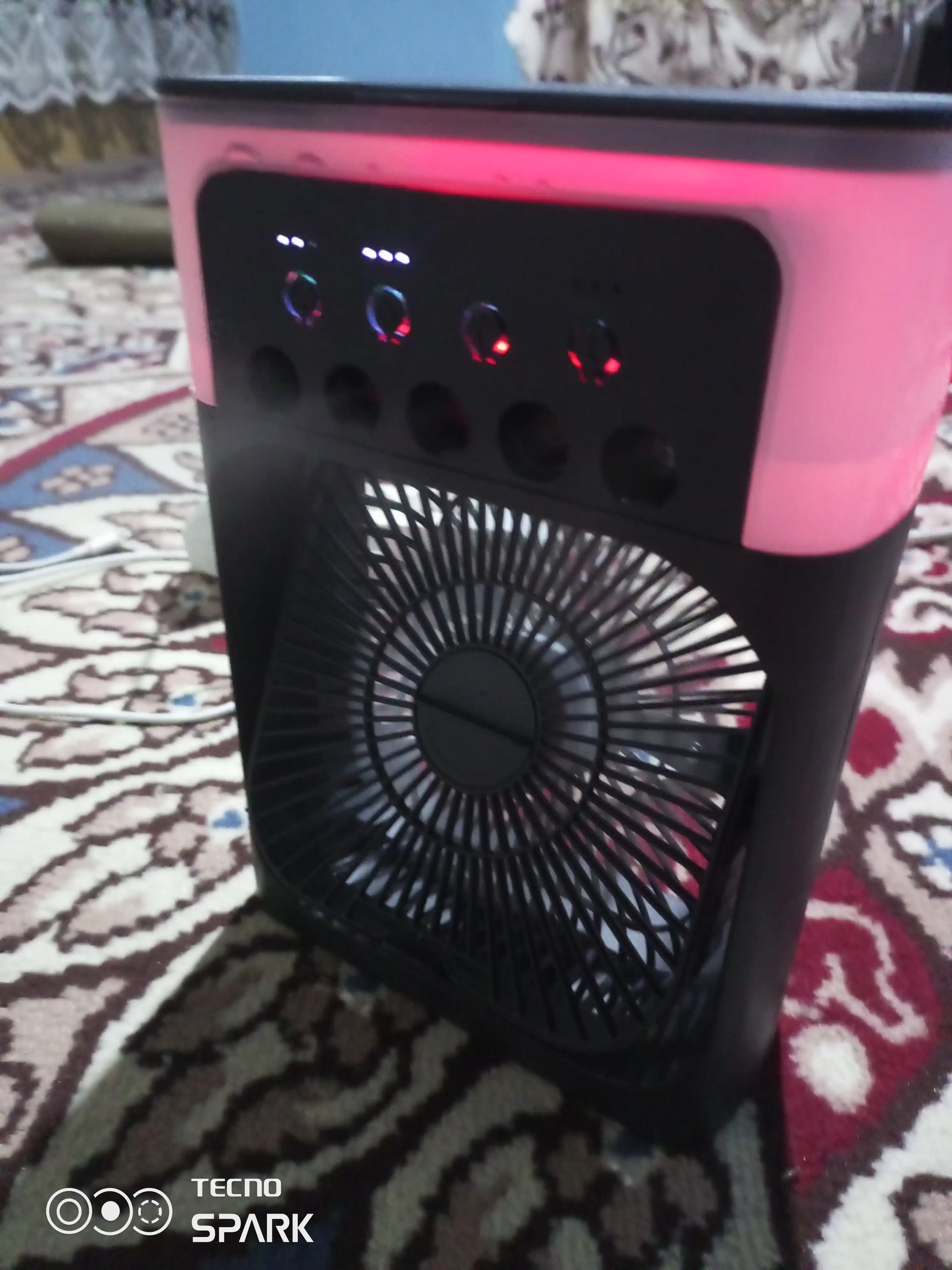 Portativ mini-konditsioner, namlagich, tozalagich va mini ventilyator, 3 tasi 1 da