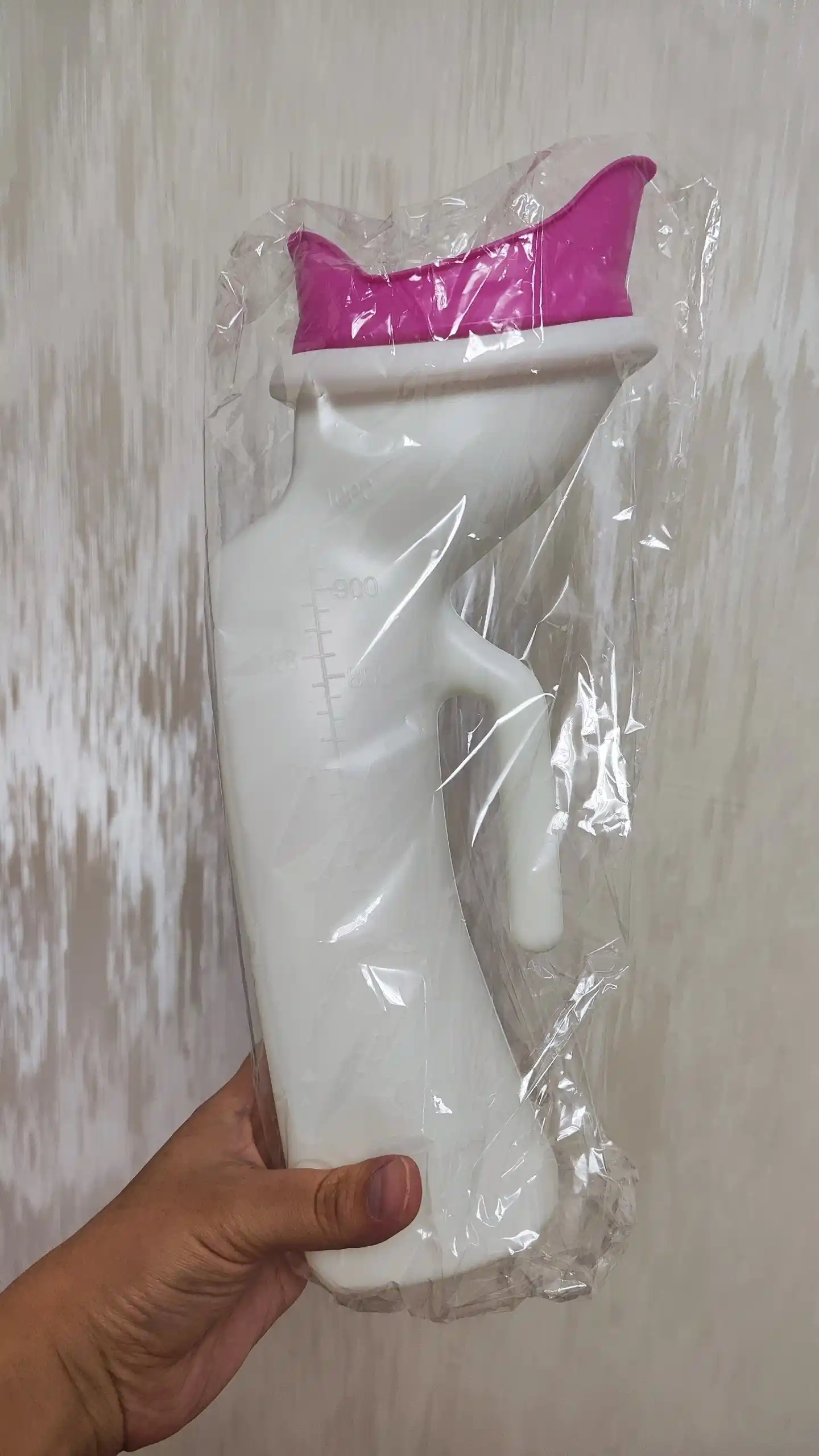 Kasal ayollar uchun polietilen pisuar, plastik siydik idishi, 1 litr