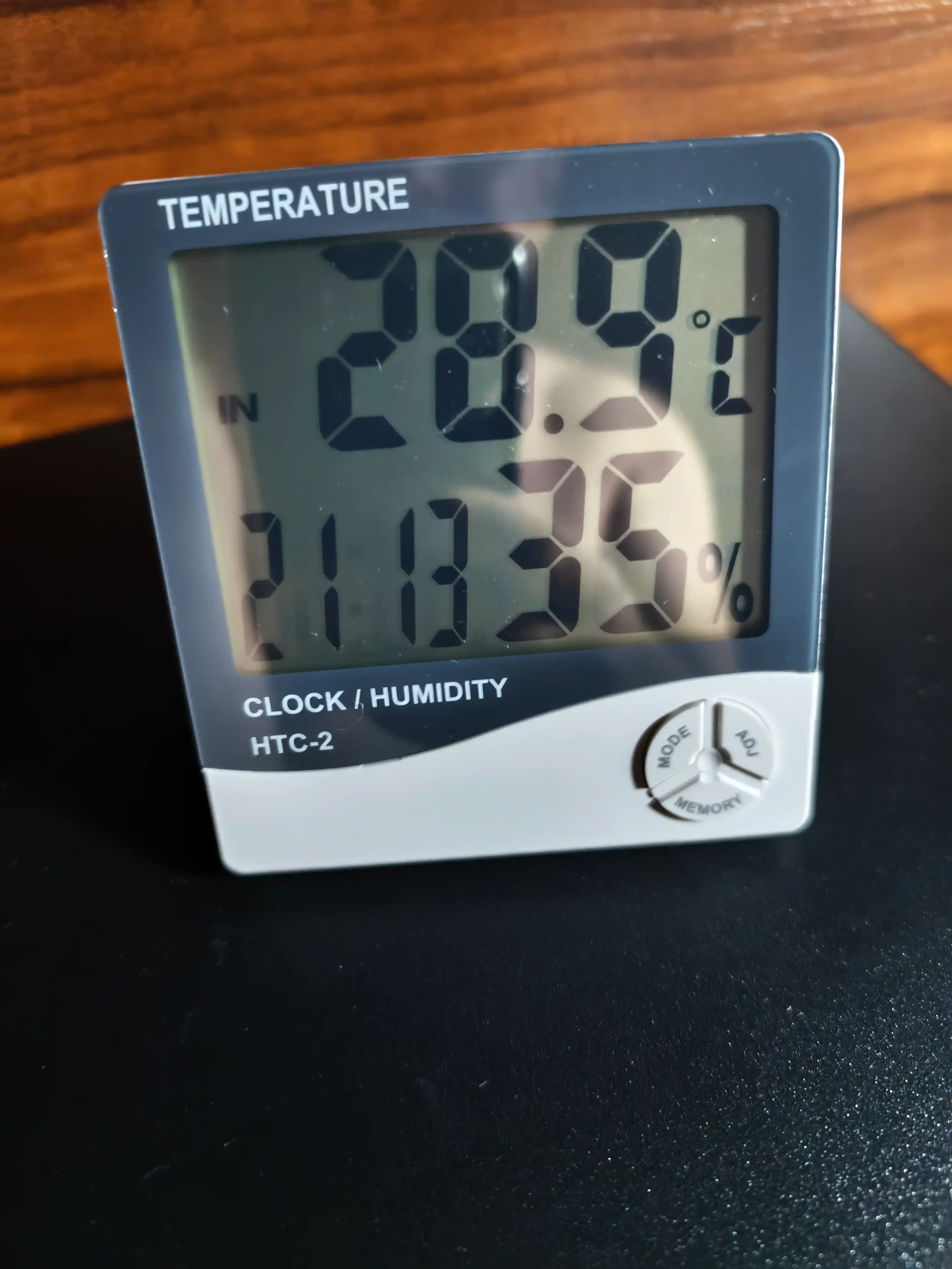 Termometr, gigrometr, termogigrometri HTC-2, Yevro versiyasi, echiladigan tashqi sensorli