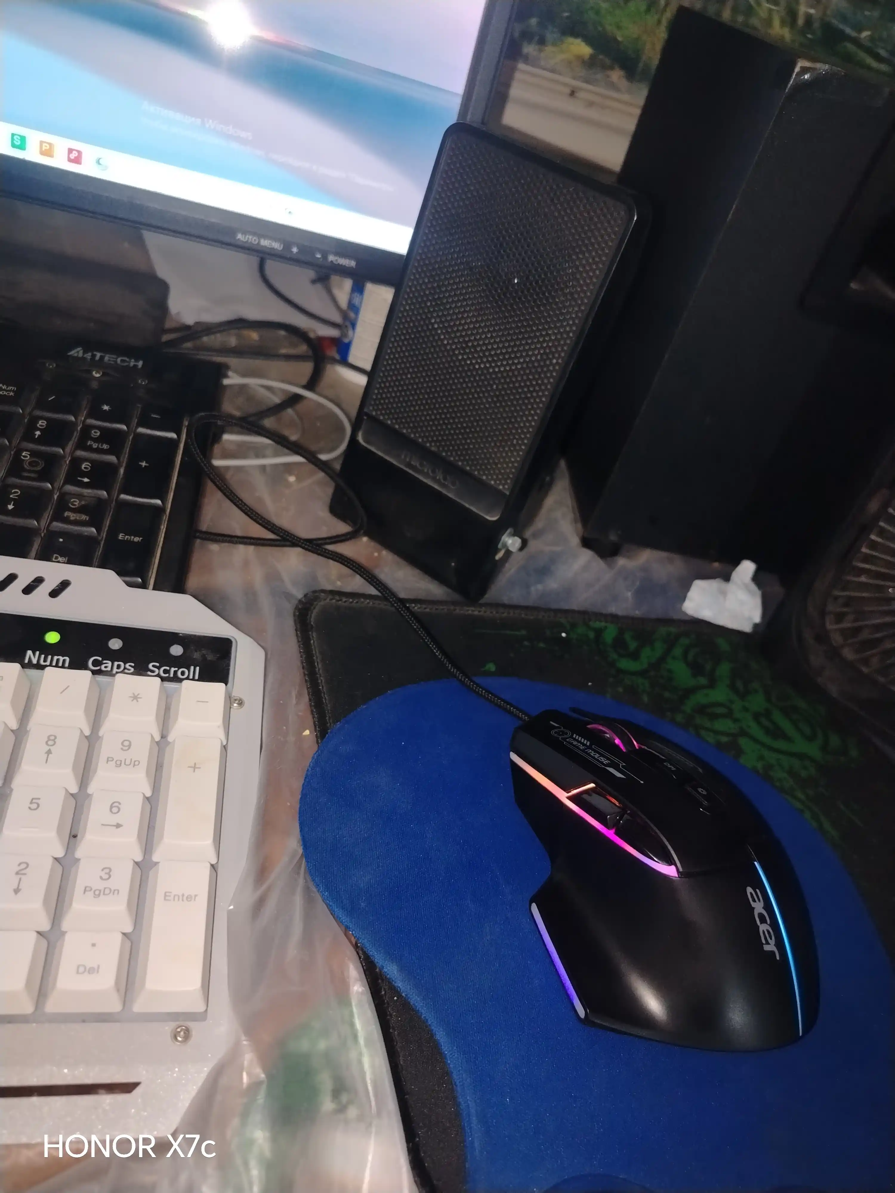 Игровая мышь Acer OMW950 RGB 7200 DPI — точность, скорость и полный контроль