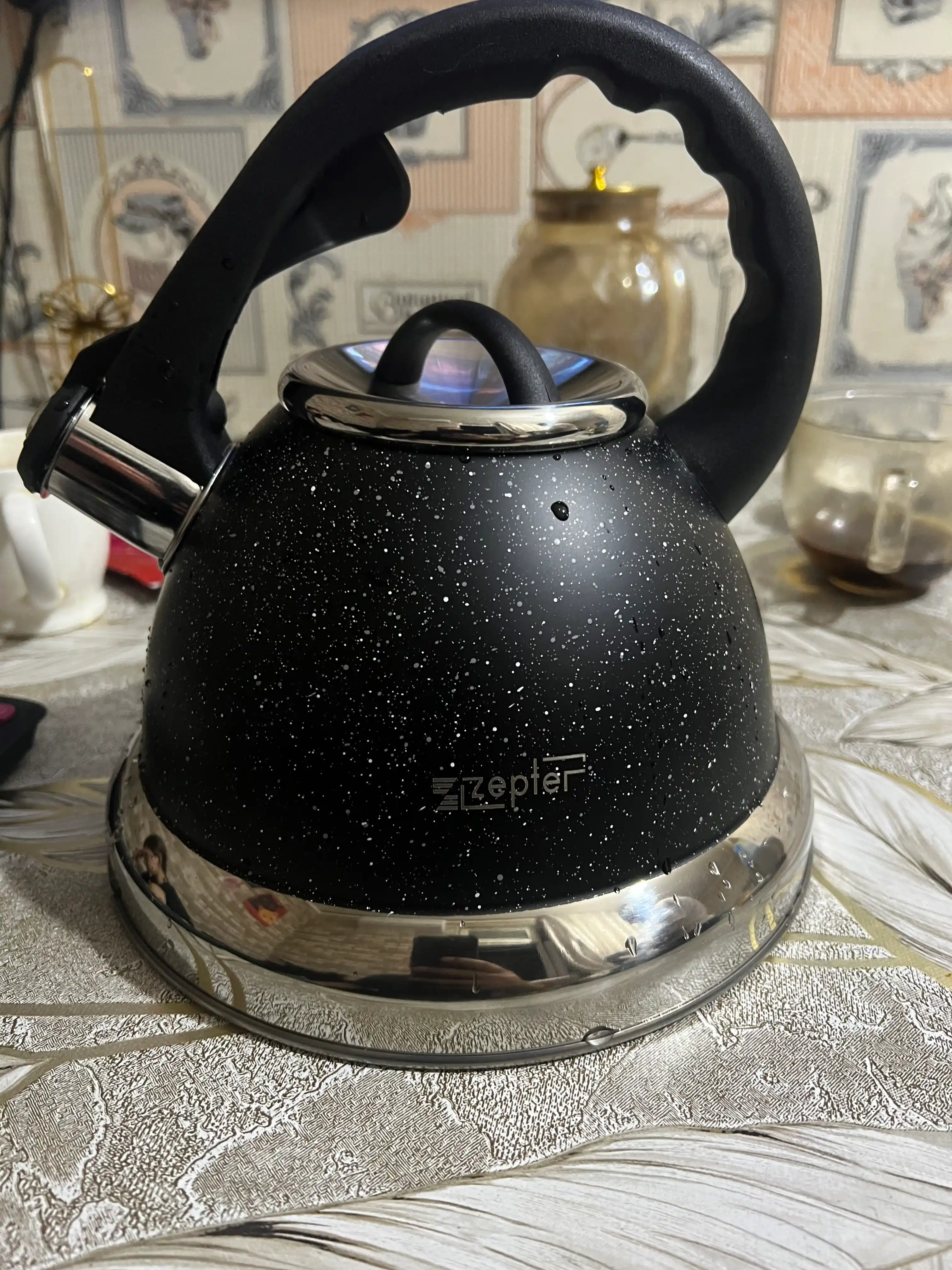 Чайник со свистком для плиты, металлический чайник, 3 л