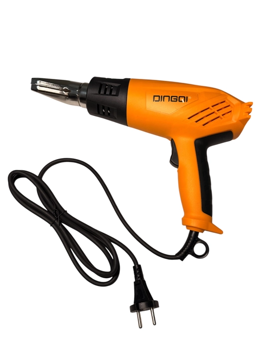 DINGQI elektr qurilish fen, 2000 Vt, sanoat termopistoleti, 2 rejimli 550°C