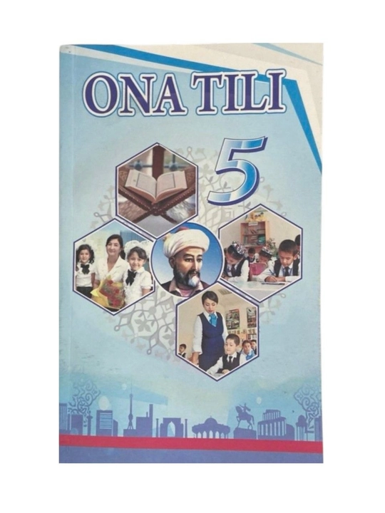 ONA TILI 5 sinf  rangli  A5 format 2020 o'zbek tilida - 
