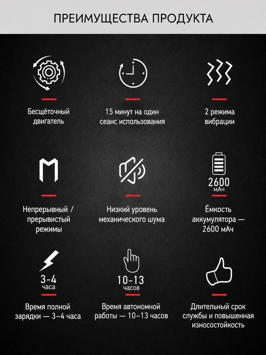 Wmark массажер для головы — профессиональное устройство для стимуляции роста волос