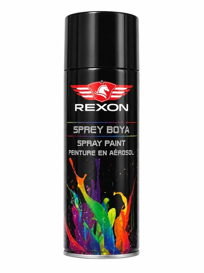 Аэрозольная краска REXON (450 мл) — краска-спрей для металла, дерева, пластика и бетона - 