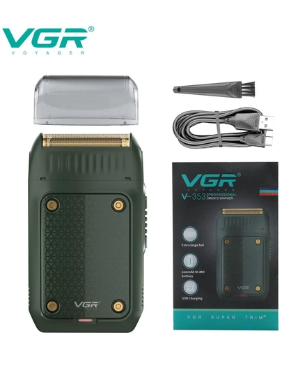 Elektr ustara VGR 353, 390, 331, soqol uchun simsiz sheyver, ixcham trimmer mashinka