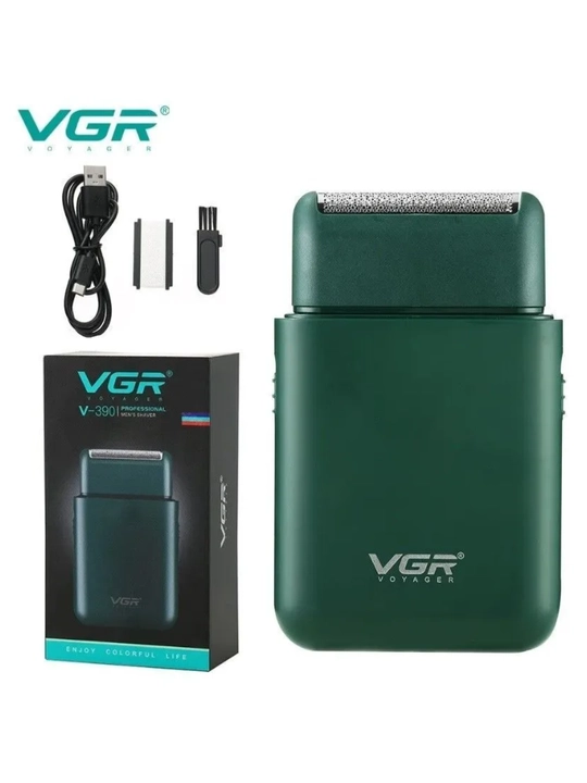 Elektr ustara VGR 353, 390, 331, soqol uchun simsiz sheyver, ixcham trimmer mashinka