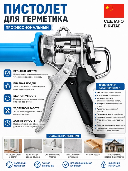Пистолет для  герметика