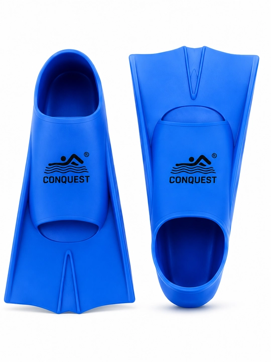 Короткие ласты для плавания CONQUEST, тренировочные ласты для бассейна