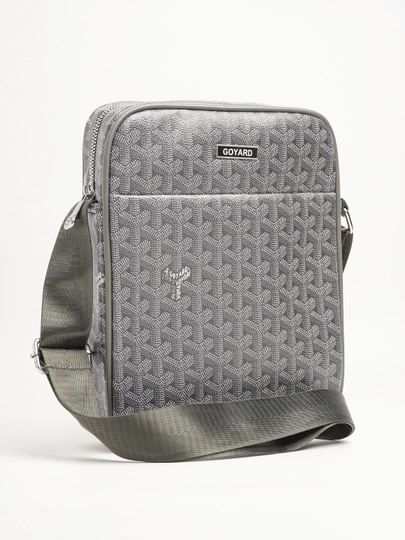 Мужская сумка через плечо (кросс-боди) в премиальном стиле Goyard