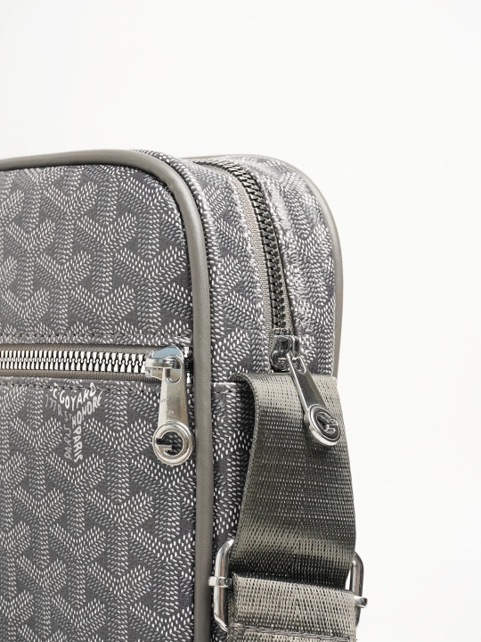 Мужская сумка через плечо (кросс-боди) в премиальном стиле Goyard