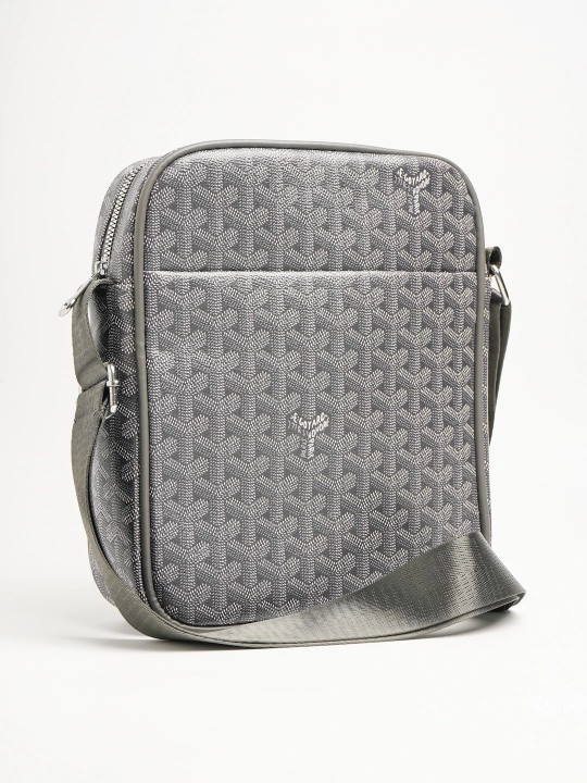Мужская сумка через плечо (кросс-боди) в премиальном стиле Goyard