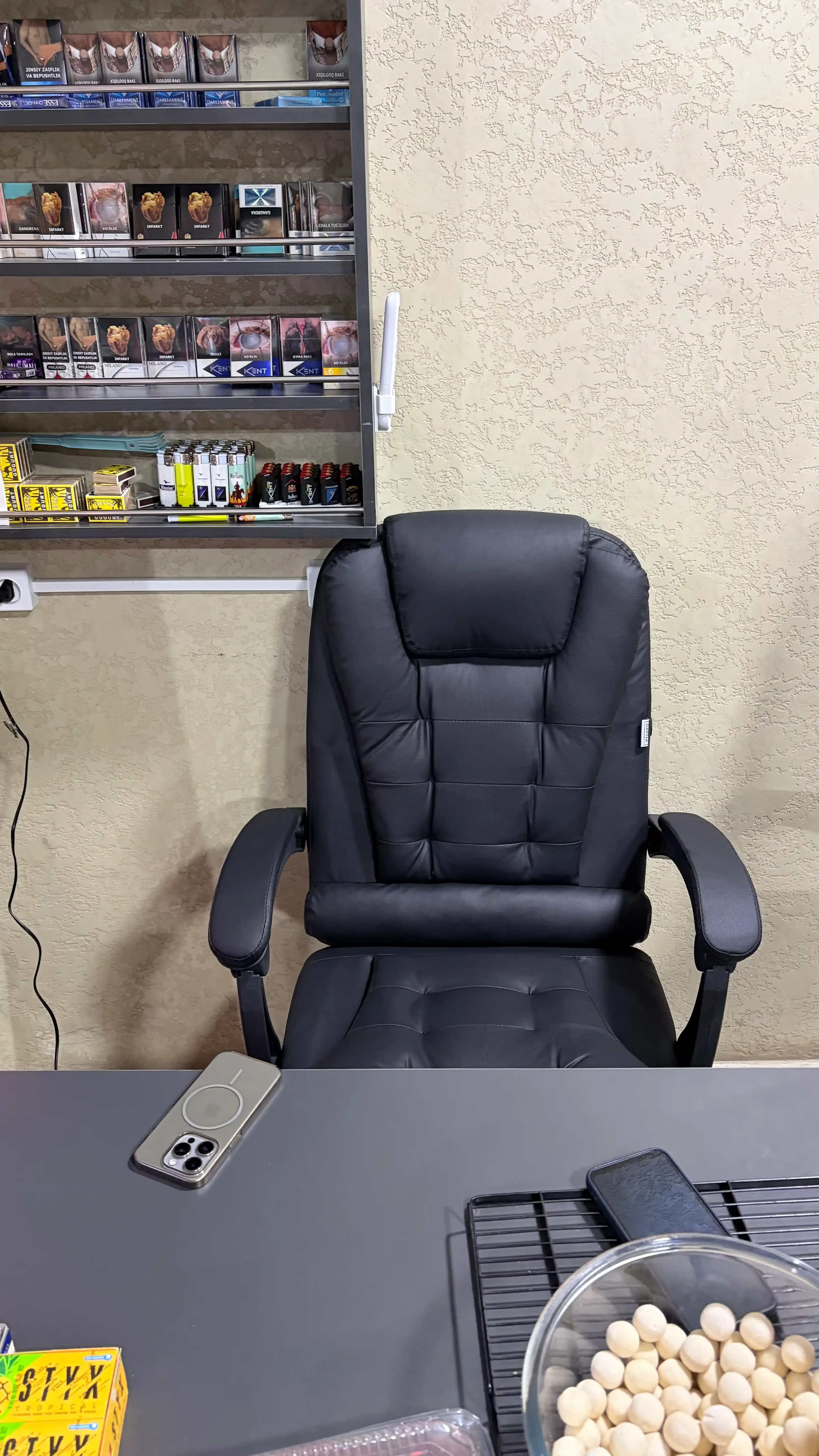Dafna kompaniyasining VIBRO MASSAGE xodimlar kreslosi, vibro-massajyor