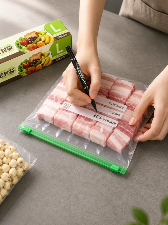 Многоразовые зиппакеты с герметичным замком, для хранения продуктов, пищевые пакеты ZipLock