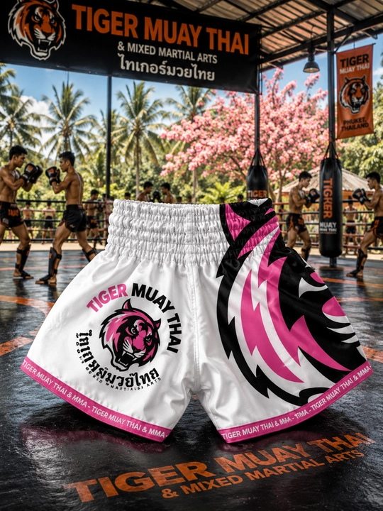 Tiger Muay Thai jang va mashg‘ulot shortig Professional Muay Thai sport shortigi