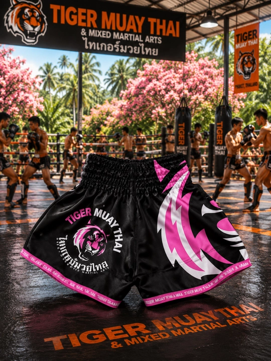 Tiger Muay Thai jang va mashg‘ulot shortig Professional Muay Thai sport shortigi