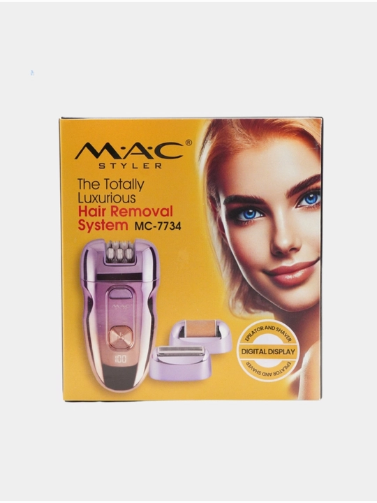 M.A.C-7734 3in1, ayollar uchun epilyator, uy sharoitida professional silliq teri