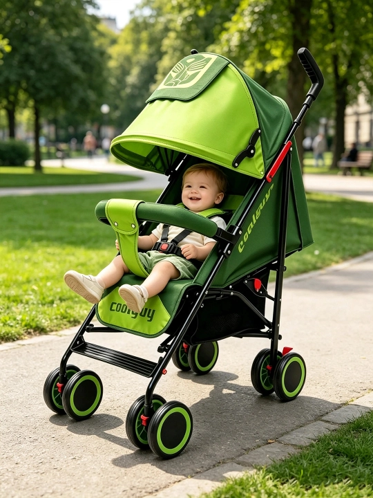 Детская коляска-трость XS2, 6 кг, складная, 360° колёса, до 20 кг