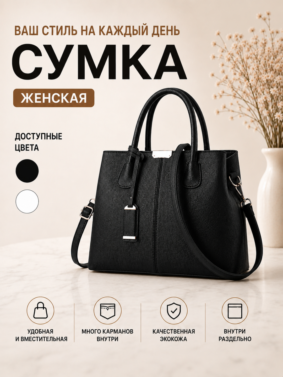 Ayollar sumkasi tout, yelkama sumka, ish va o'qish uchun, 2026, sig'imli sumka, ekocharm