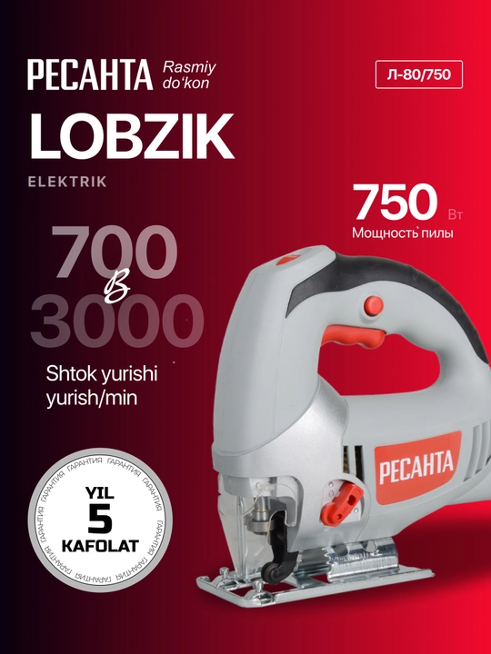Elektr lobzik L-80/750 Resanta art. 75/9/3