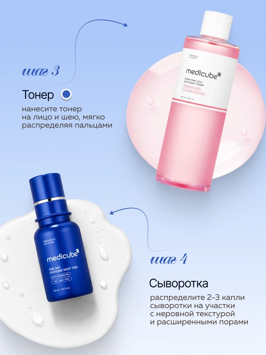 Комплексный набор Medicube Glass Glow Skincare Set для сияющей кожи