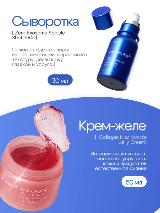 Комплексный набор Medicube Glass Glow Skincare Set для сияющей кожи