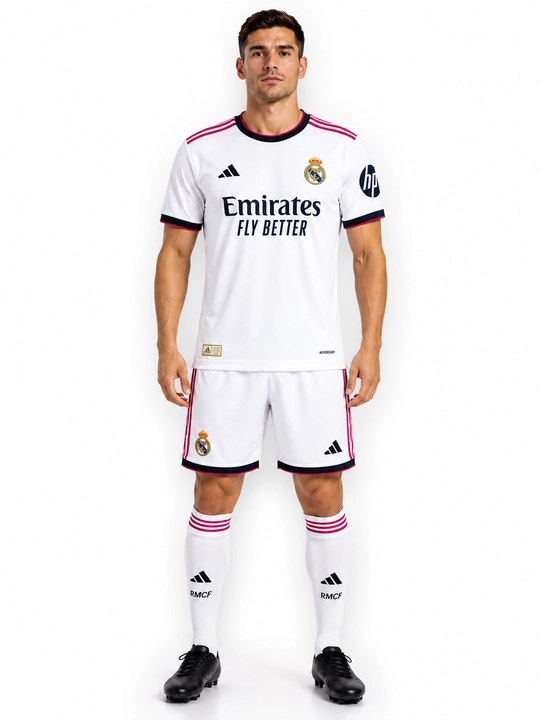 Футбольная форма Real Madrid 2026/2027 Home Kit, футболка и шорты, белая