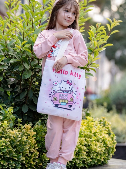 Детский спортивный костюм Hello Kitty для девочки, комплект двойка 2-6 лет, хлопок - 