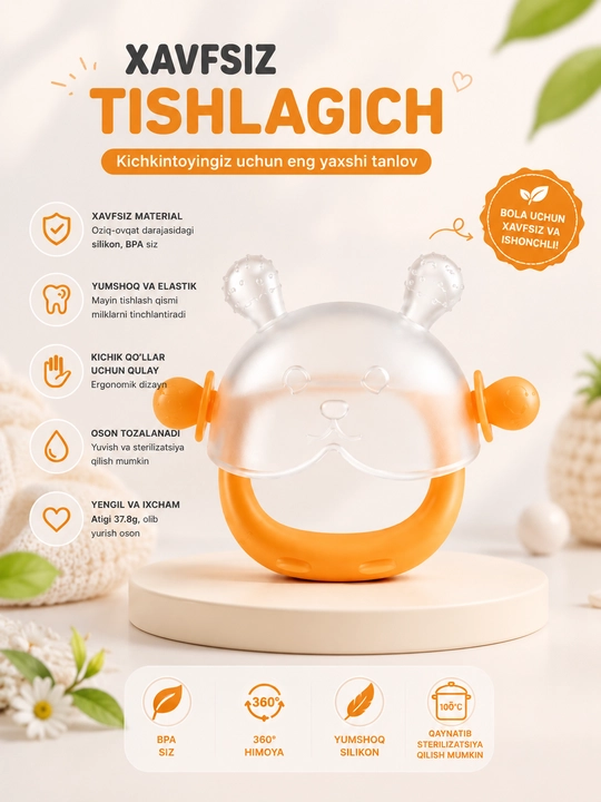 Tish yorg‘ichi, Jirafa, kemiruvchi, Mikki Мaus, Banan - 