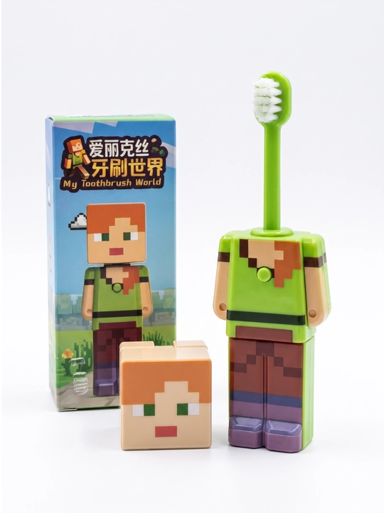 Детские зубные щётки с героями Zootopia и Minecraft