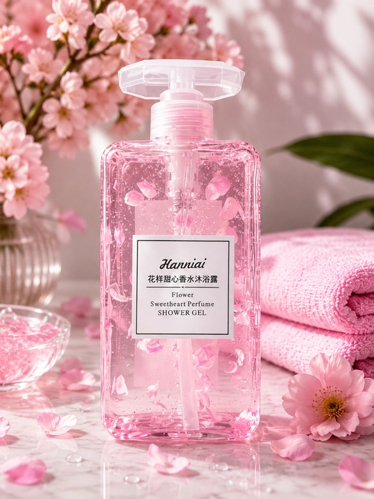 Hanniai Flower Sweetheart Perfume Shower Gel гель для душа с ароматом цветов