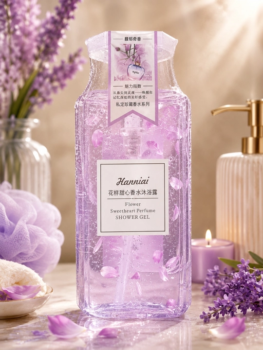 Hanniai Flower Sweetheart Perfume Shower Gel гель для душа с ароматом цветов