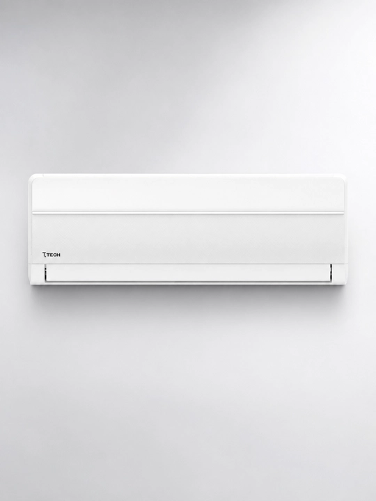 7TECH Series Gold Full DC Inverter konditsioner — keng 870 mm ichki blok, Golden Fin