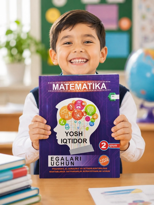 Yosh iqtidor egalari uchun — IDC Matematika 1–2-qism, 3-sinf va Testlar to‘plami - 
