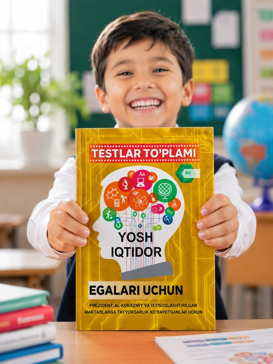 Yosh iqtidor egalari uchun — IDC Matematika 1–2-qism, 3-sinf va Testlar to‘plami - 