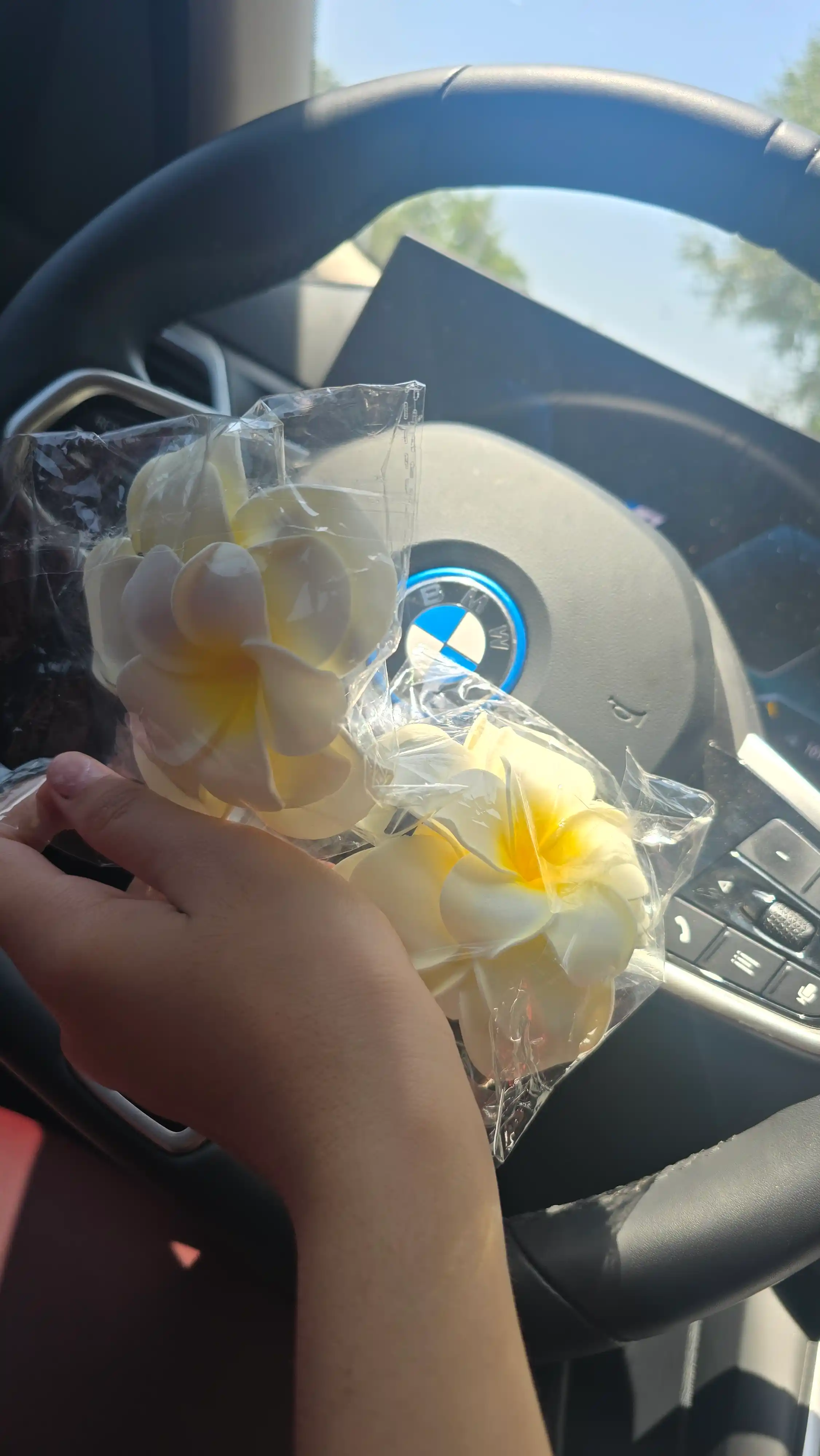 Заколка для волос, в гавайском стиле, с цветком, невидимая