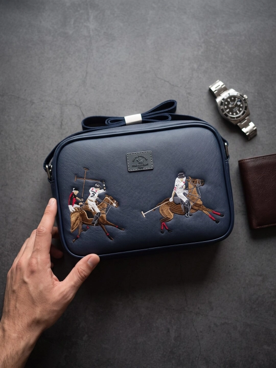 Мужская сумка через плечо в стиле POLO
