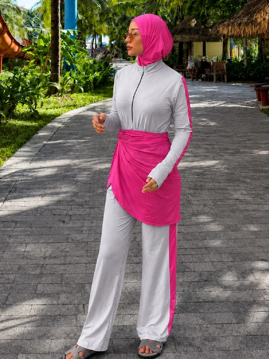 Ayollar cho‘milish kiyimi, Burkini musulmoncha, yopiq, ayollar uchun, plyaj uchun kiyimlar