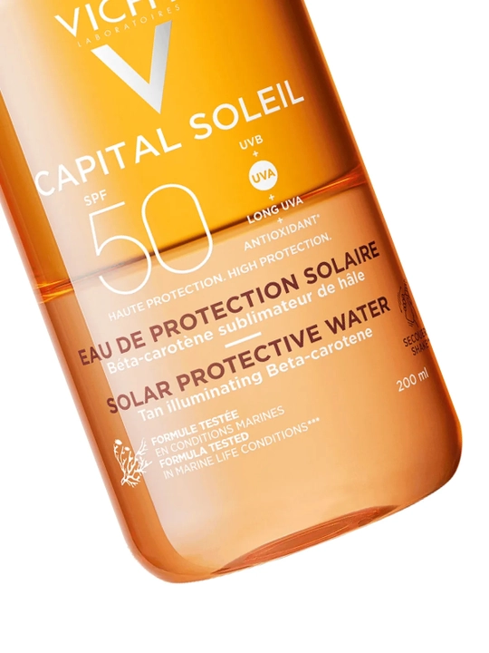 VICHY Capital Ideal Soleil Двухфазный солнцезащитный спрей для загара SPF50 200 мл