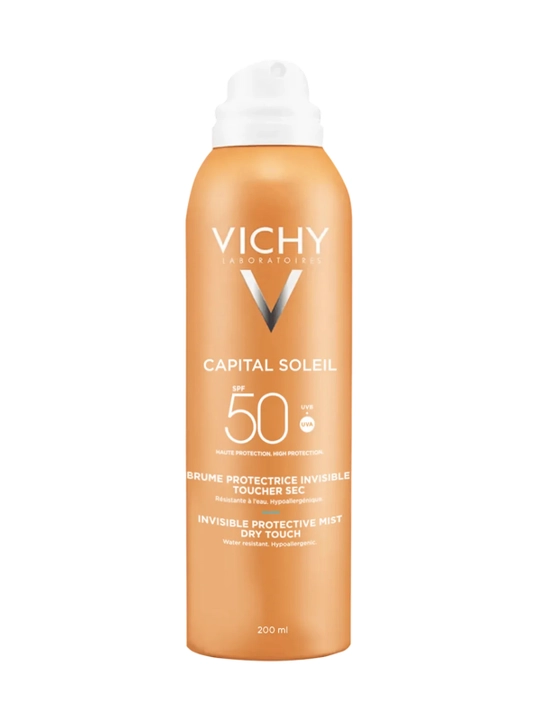 VICHY Capital Ideal Soleil Спрей-вуаль увлажняющий SPF50 200 мл