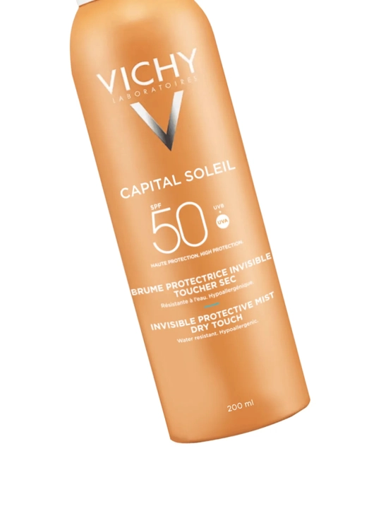 VICHY Capital Ideal Soleil Спрей-вуаль увлажняющий SPF50 200 мл