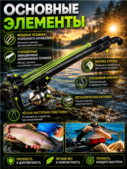 O‘q va g‘altakli baliq ovlash rogatkasi, boufishing
