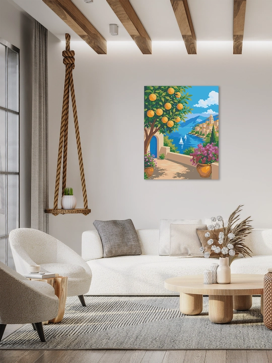 Raqamlar bo yicha rasm ARTERY 40x50 sm, tabiat va manzara, raqamli rasm