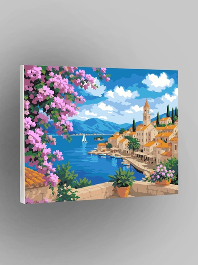 Raqamlar bo yicha rasm ARTERY 40x50 sm, tabiat va manzara, raqamli rasm